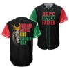 Dope Black Father Baseball Jersey