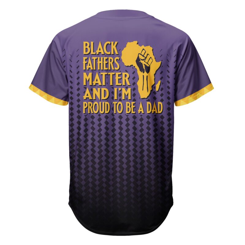 I'm Proud To Be A Dad Baseball Jersey