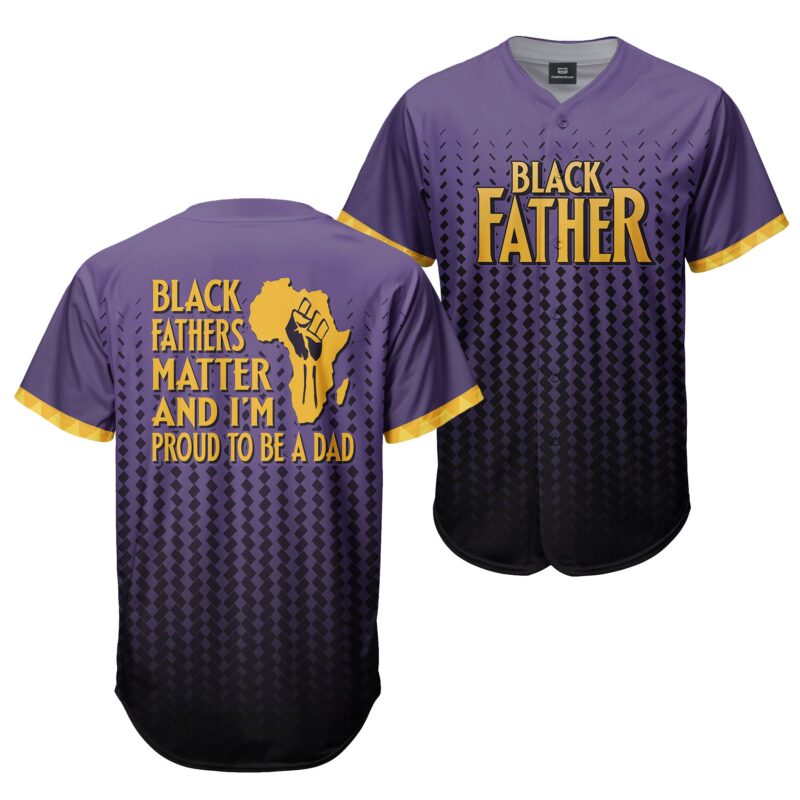 I'm Proud To Be A Dad Baseball Jersey