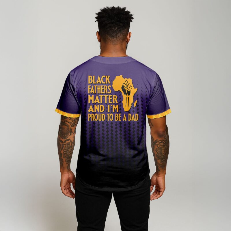 I'm Proud To Be A Dad Baseball Jersey