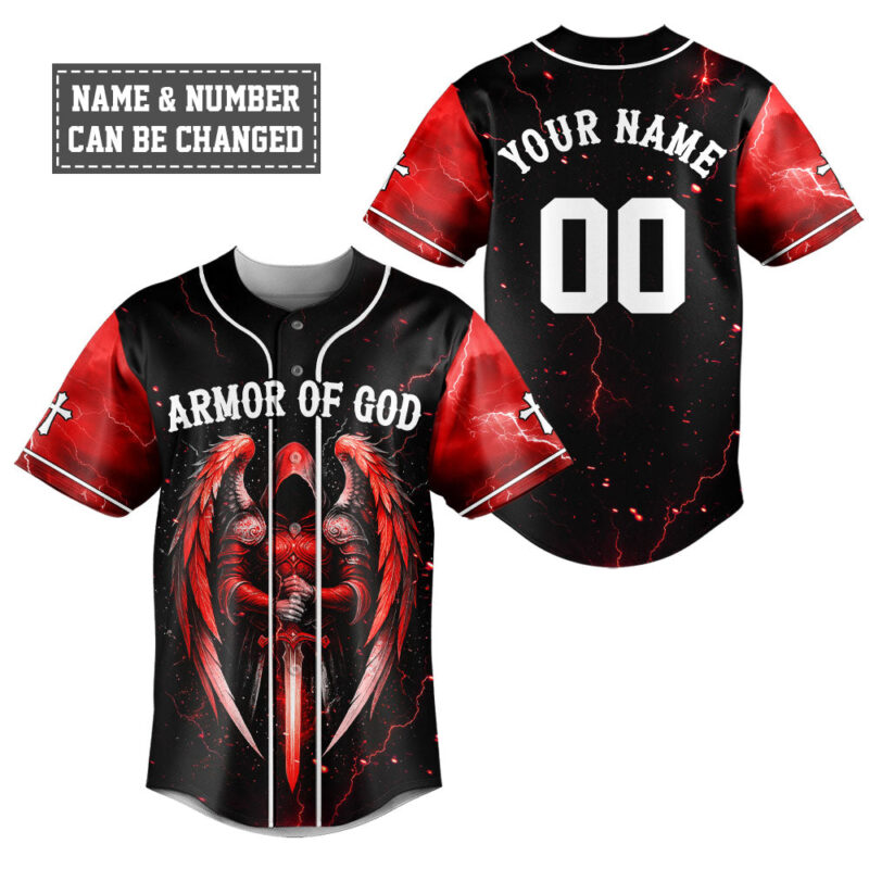 Armor of God Baseball Jersey