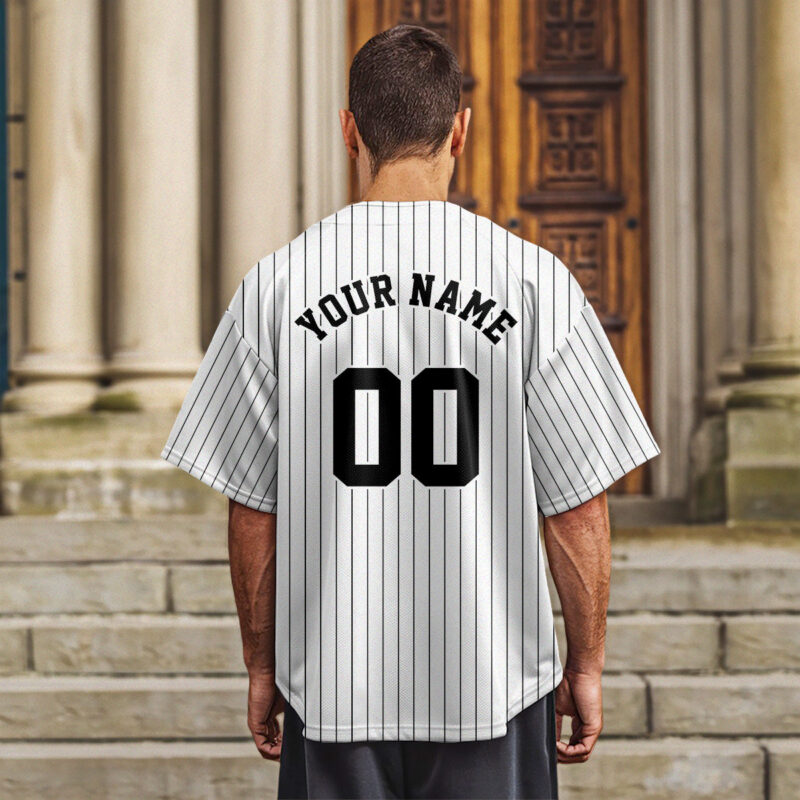 Man Of God Striped Baseball Jersey