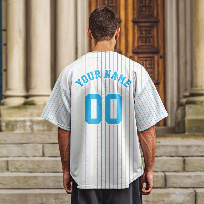 Man Of God Striped Baseball Jersey