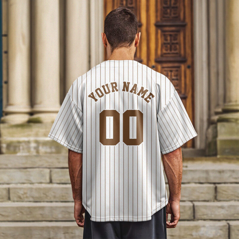 Man Of God Striped Baseball Jersey
