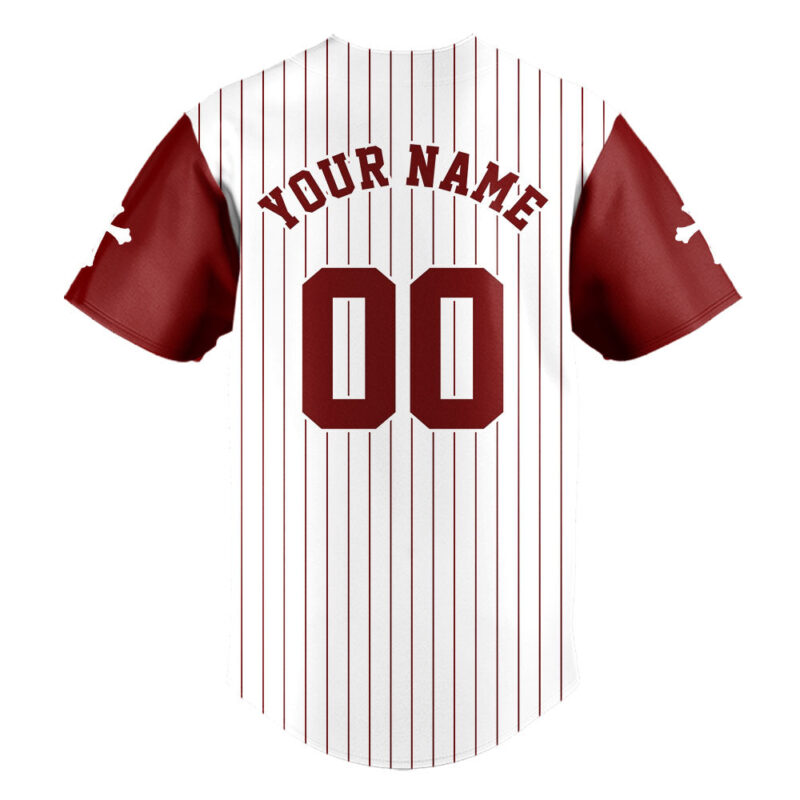 Man Of God Striped Baseball Jersey