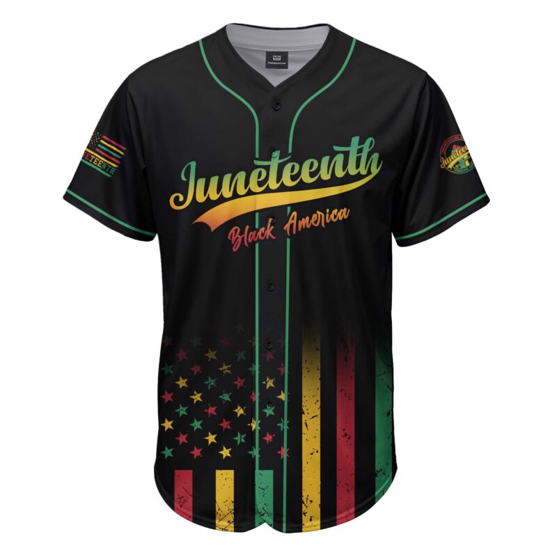 Juneteenth Black America Baseball Jersey