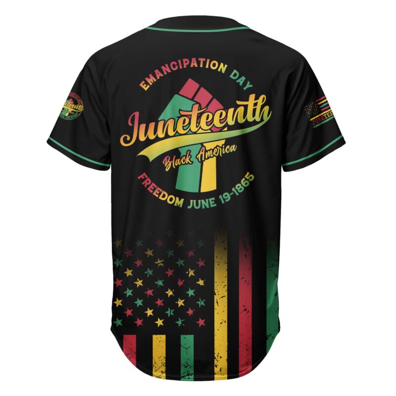 Juneteenth Black America Baseball Jersey