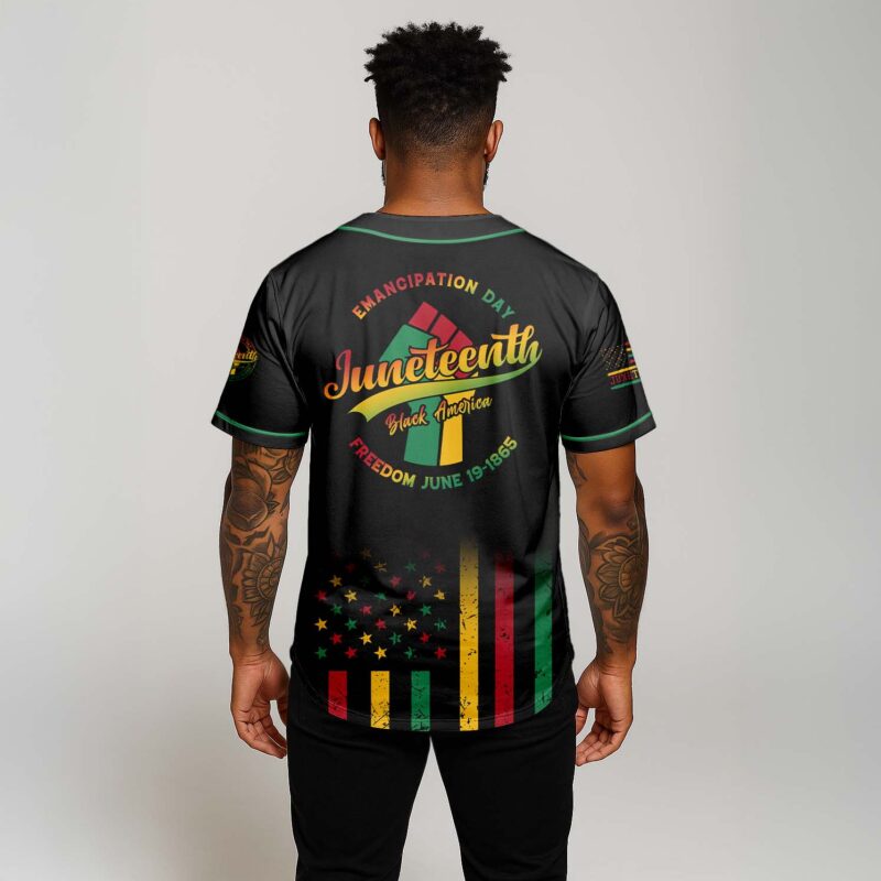 Juneteenth Black America Baseball Jersey