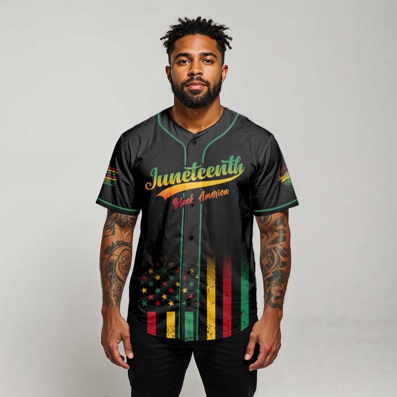 Juneteenth Black America Baseball Jersey