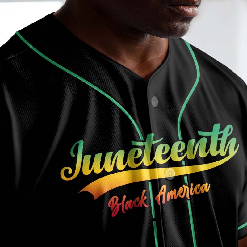 Juneteenth Black America Baseball Jersey