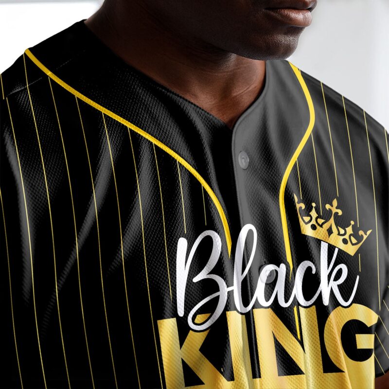 Black King The Most Powerful Baseball Jersey