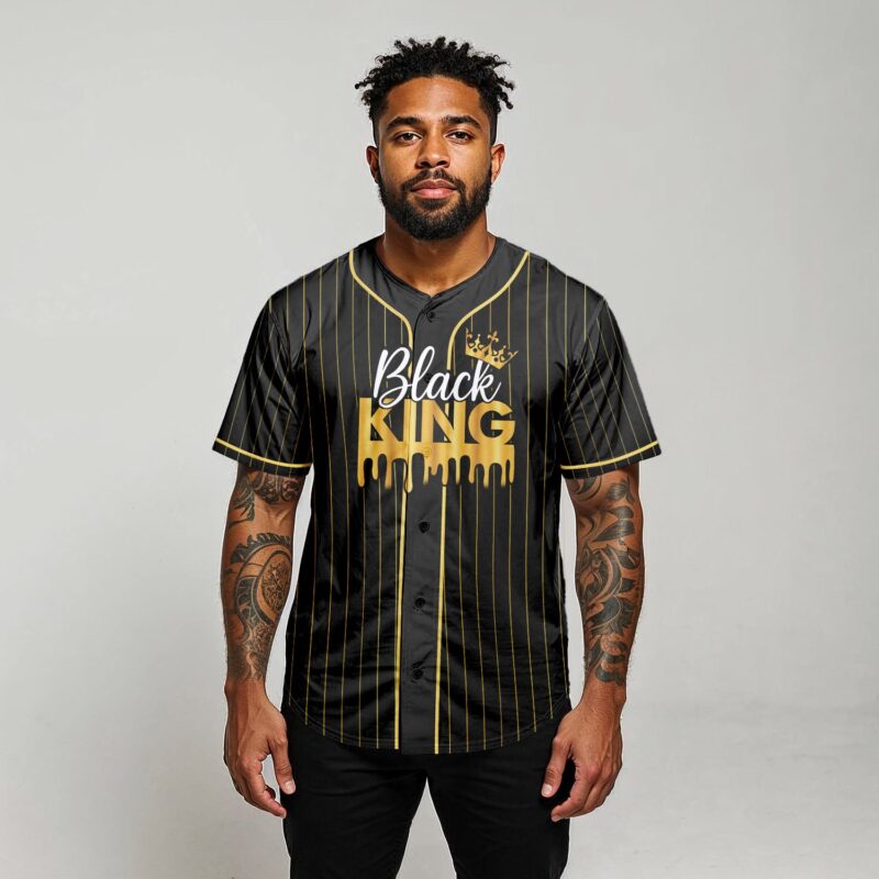 Black King The Most Powerful Baseball Jersey