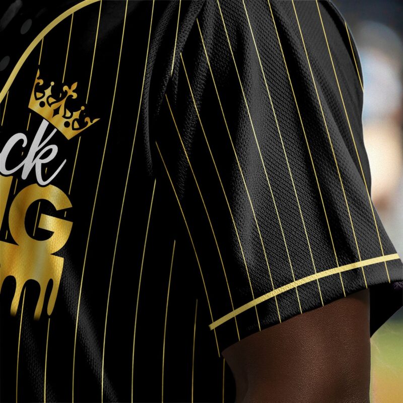 Black King The Most Powerful Baseball Jersey