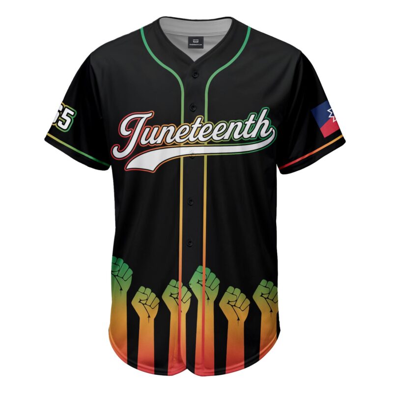 Juneteenth Is My Independence Day Baseball Jersey