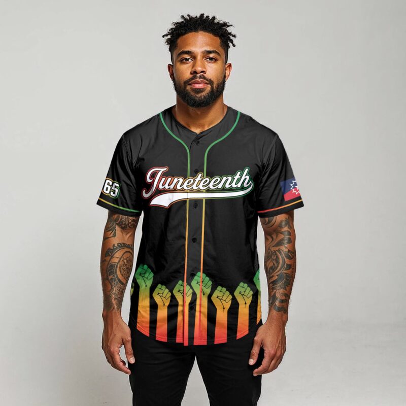 Juneteenth Is My Independence Day Baseball Jersey