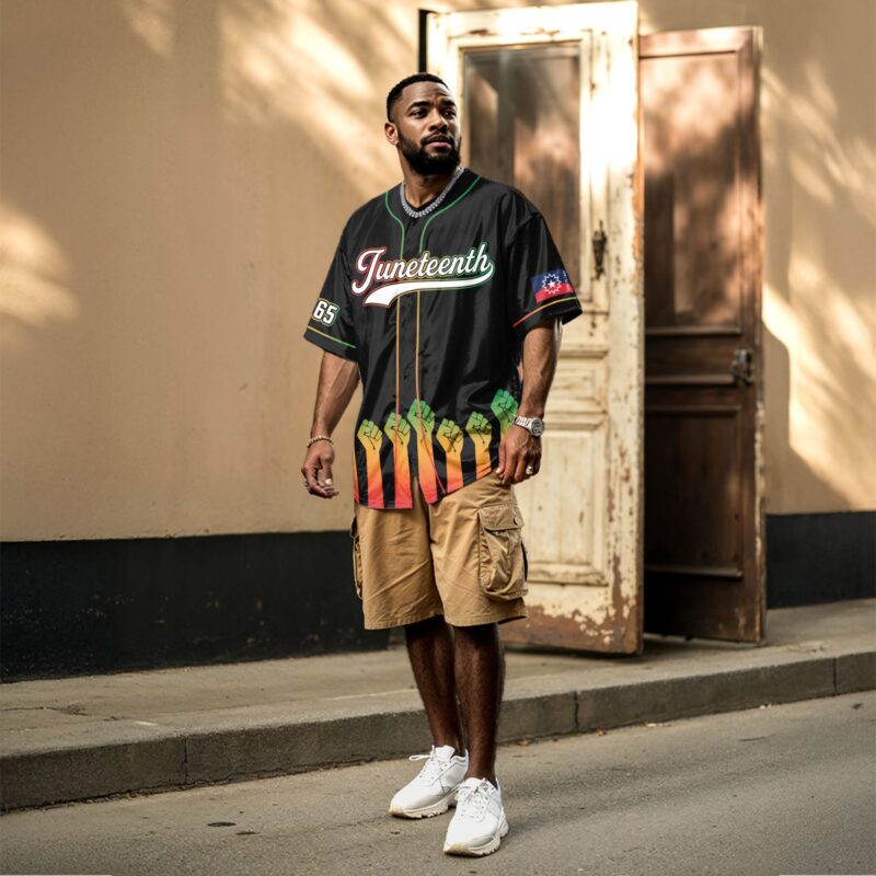 Juneteenth Is My Independence Day Baseball Jersey
