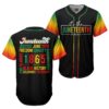 It's The Juneteenth For Me Baseball Jersey