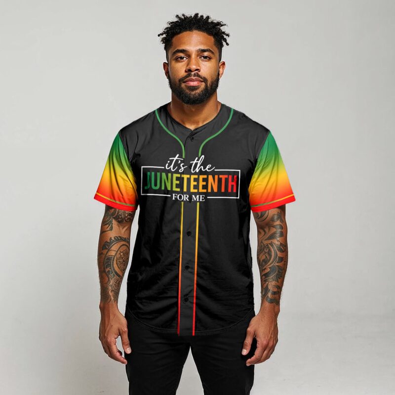 It's The Juneteenth For Me Baseball Jersey