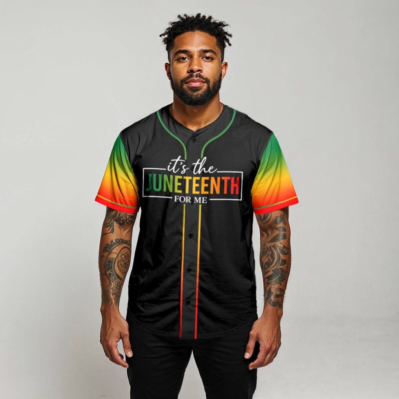 It's The Juneteenth For Me Baseball Jersey