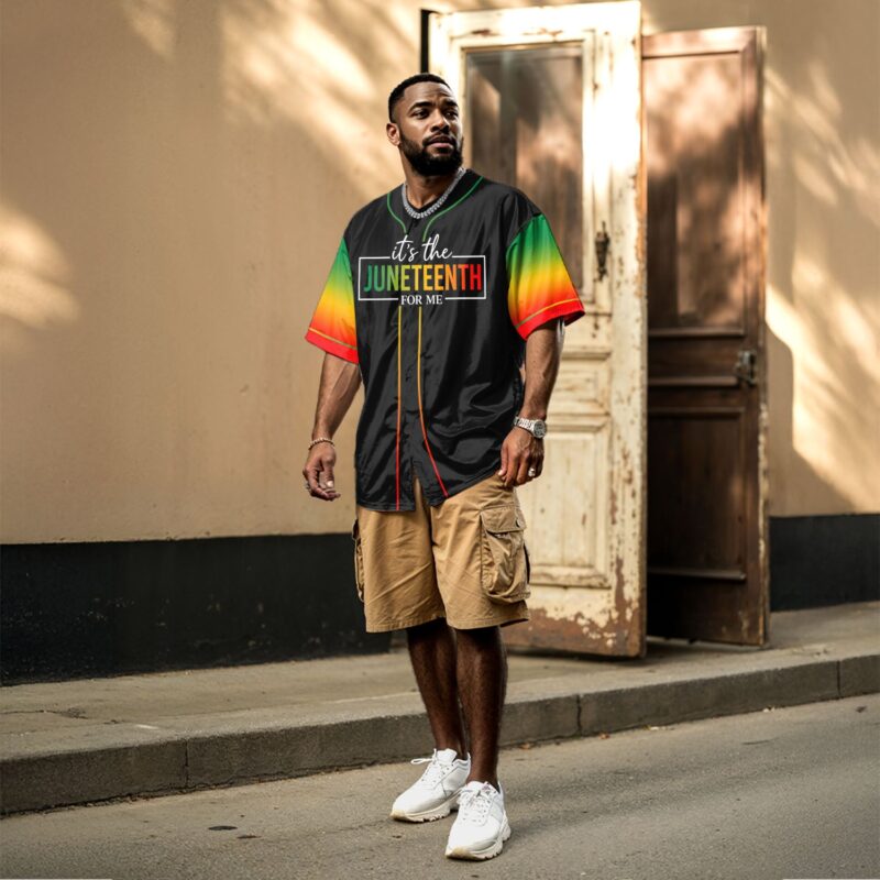 It's The Juneteenth For Me Baseball Jersey