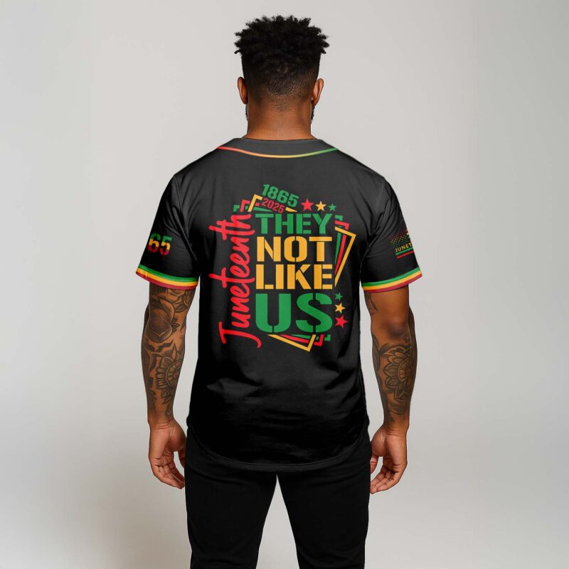 Juneteenth They Not Like Us Baseball Jersey