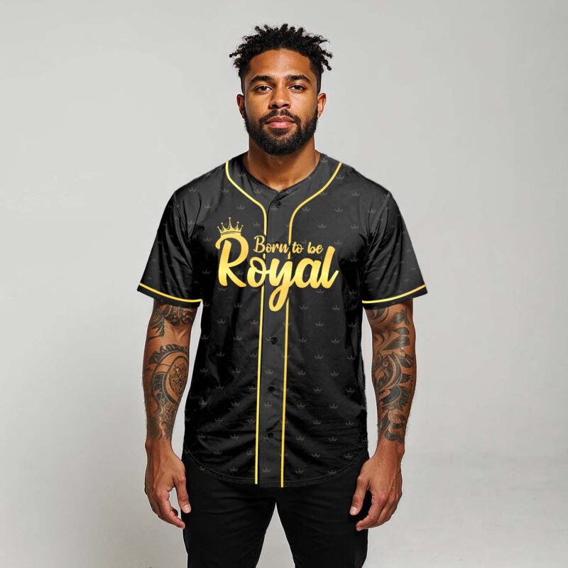 Strong Powerful Confident King Blessed Unique Baseball Jersey