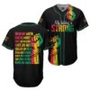 My History Is Strong Baseball Jersey