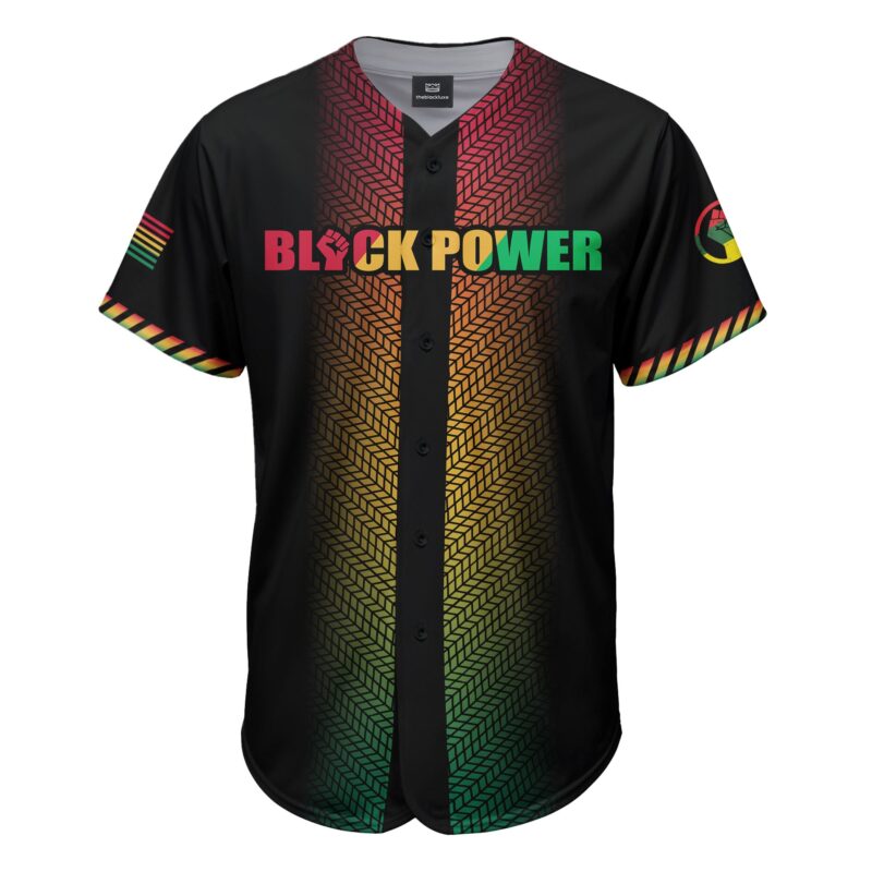 Black Power Baseball Jersey