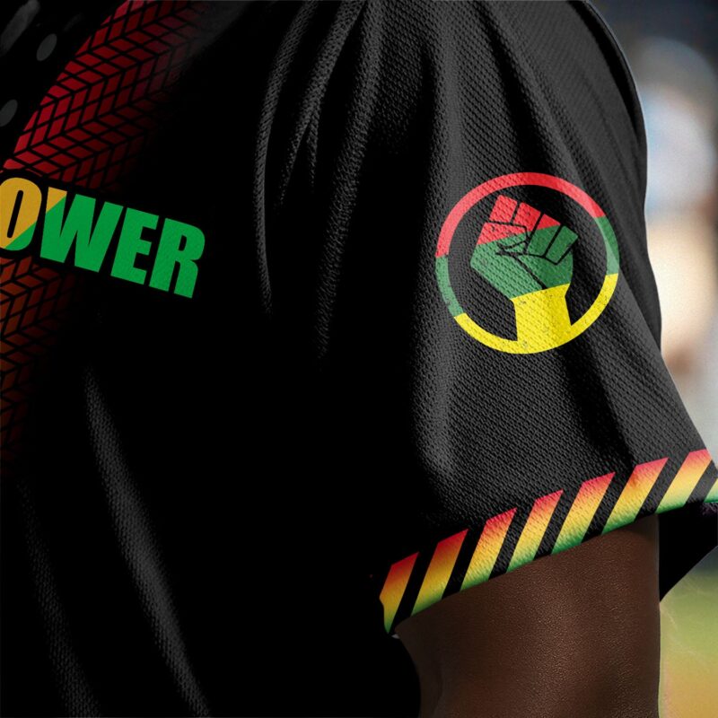 Black Power Baseball Jersey