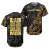 Black Power Baseball Jersey