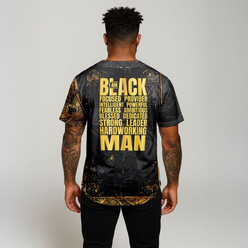 Black Power Baseball Jersey