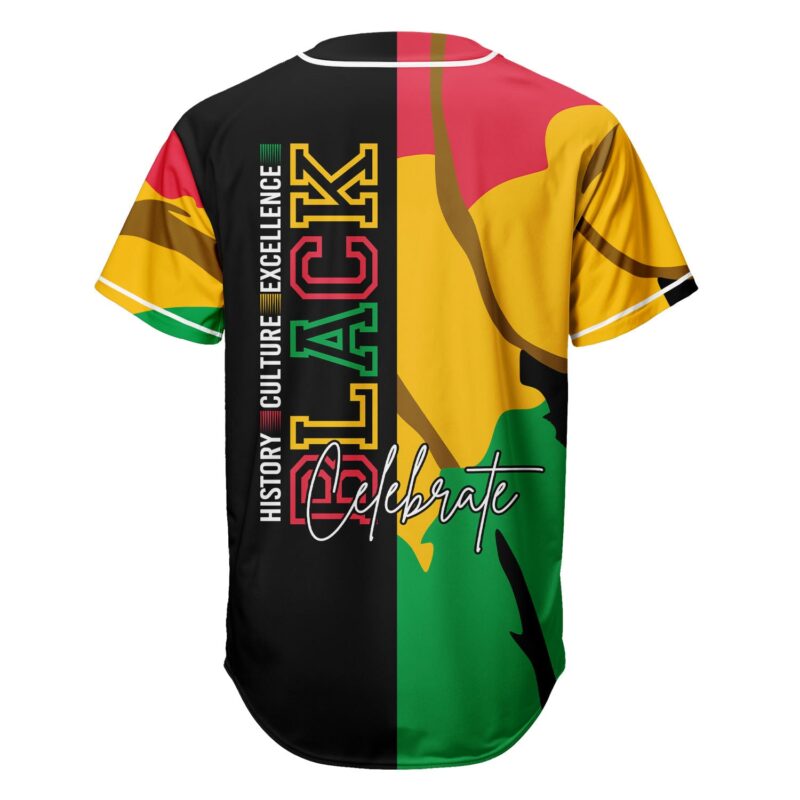 Black Culture Baseball Jersey