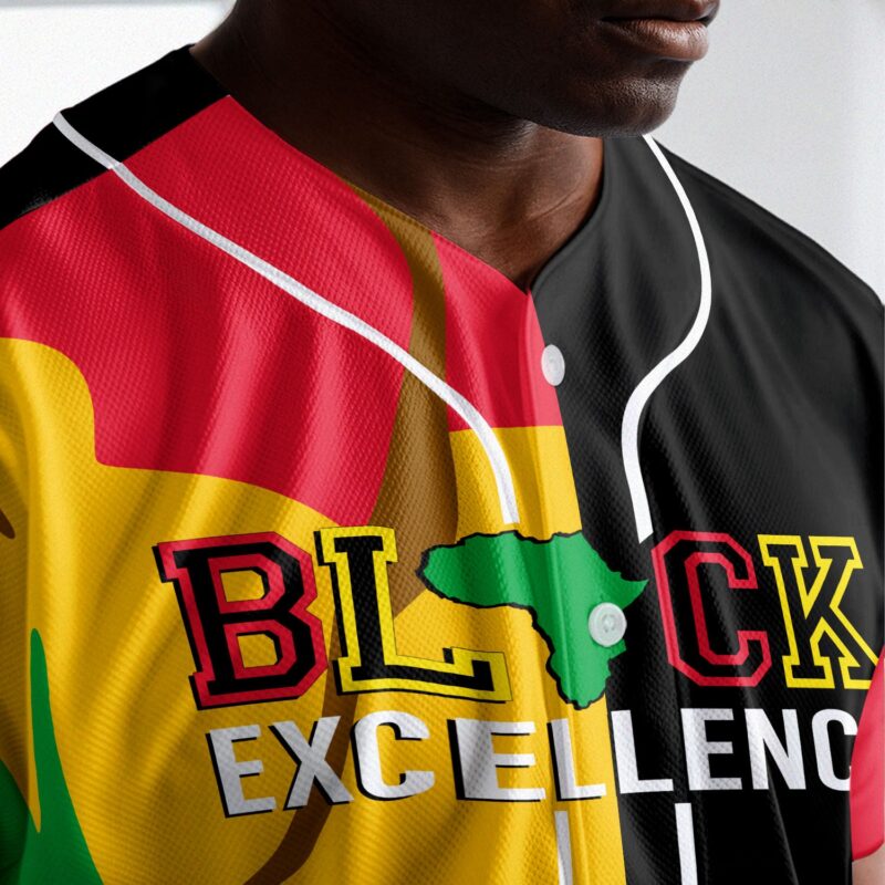 Black Culture Baseball Jersey