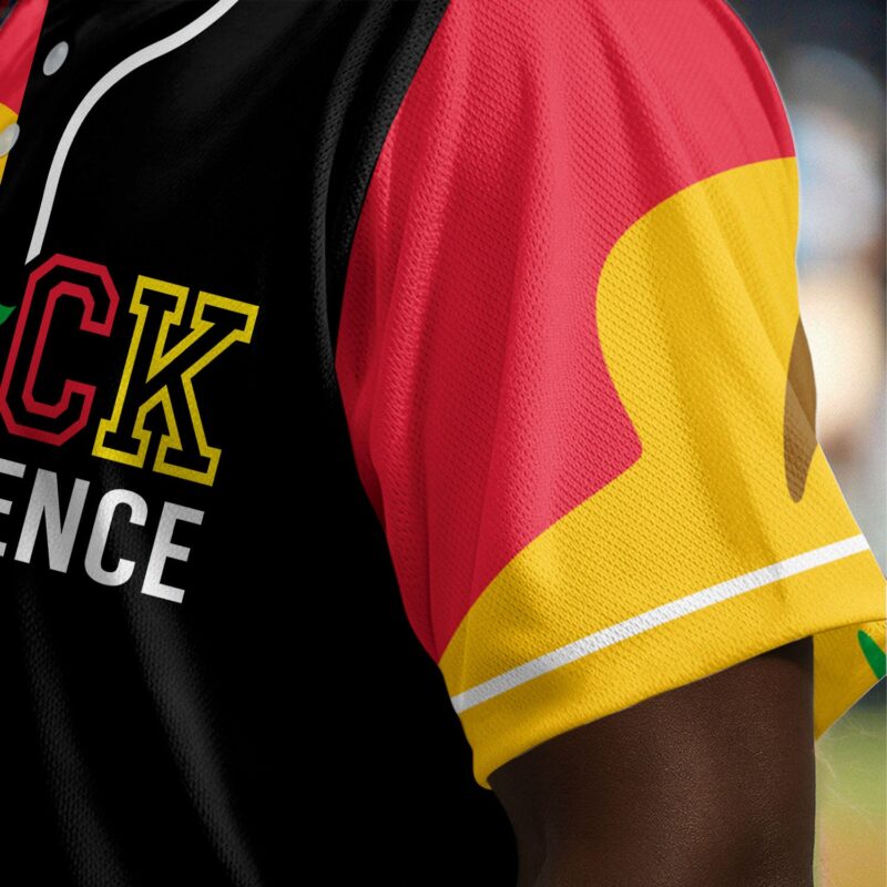 Black Culture Baseball Jersey