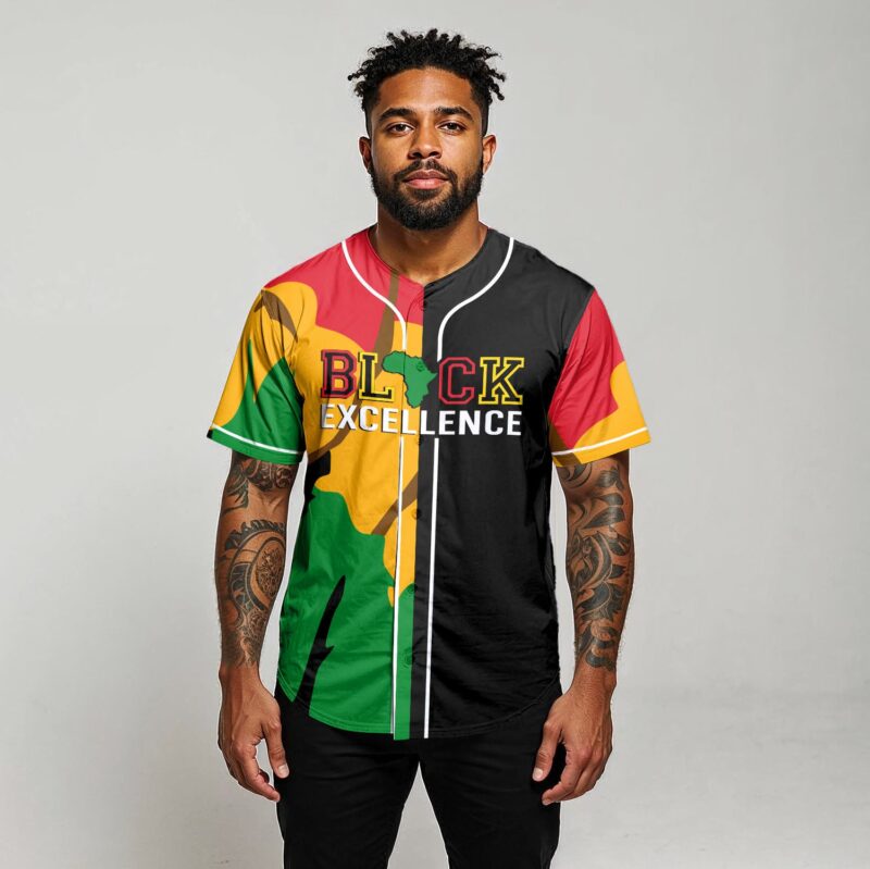 Black Culture Baseball Jersey