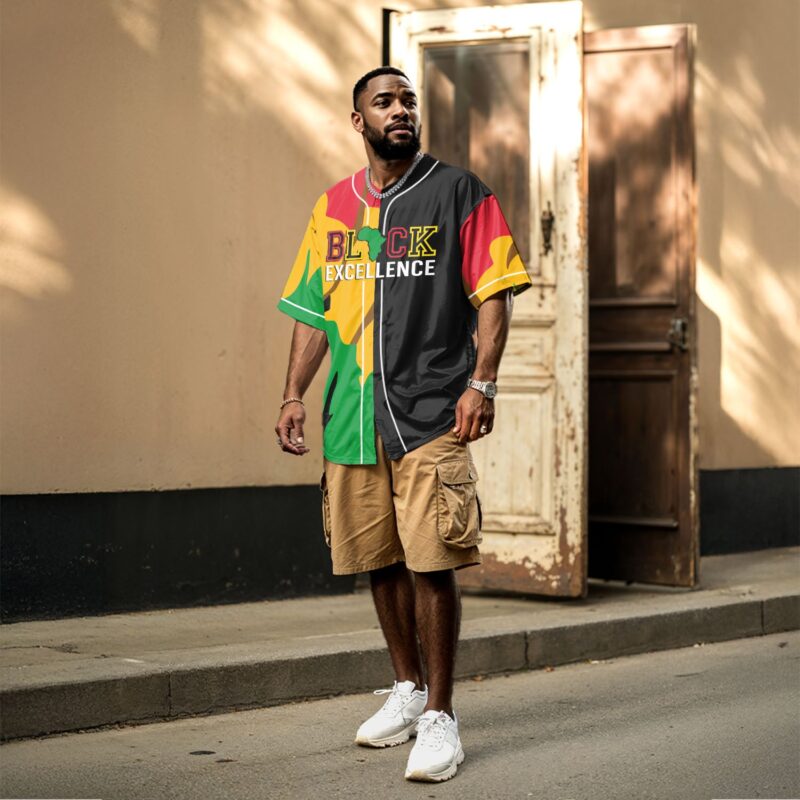Black Culture Baseball Jersey