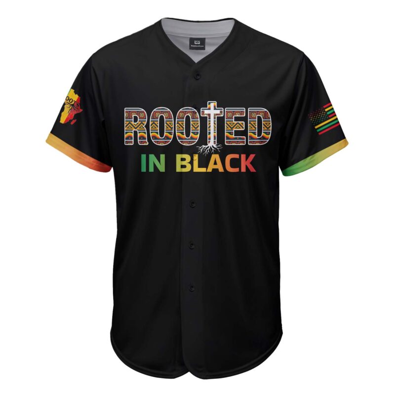 Rooted In Black Baseball Jersey