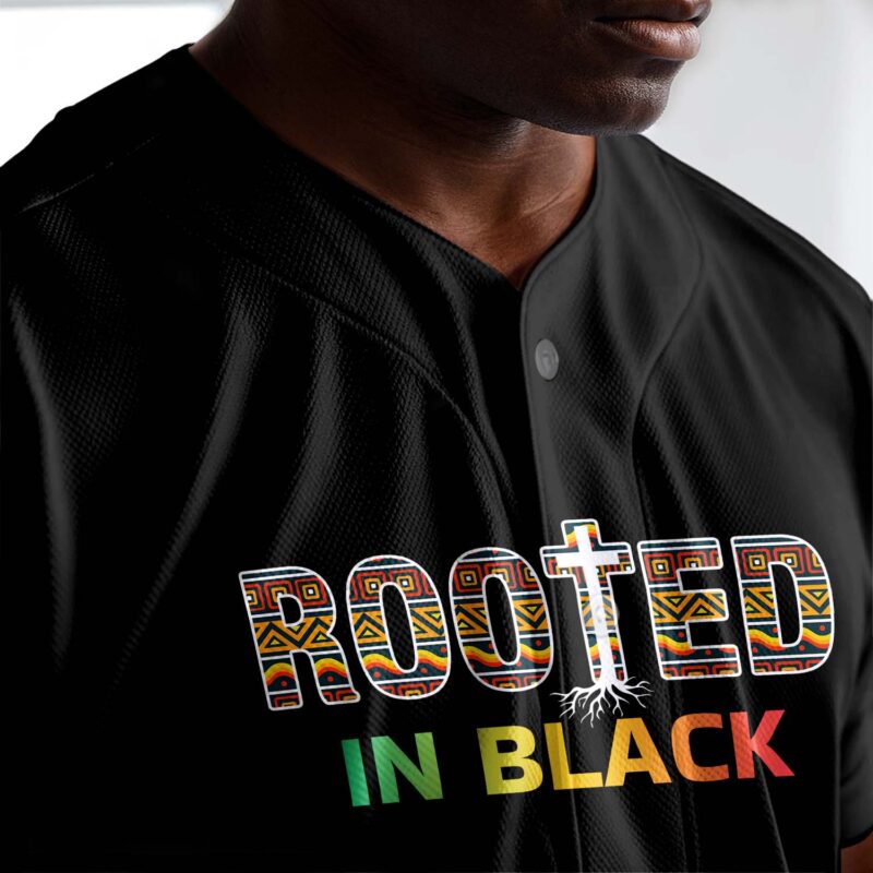 Rooted In Black Baseball Jersey