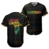 Black Power Won Baseball Jersey