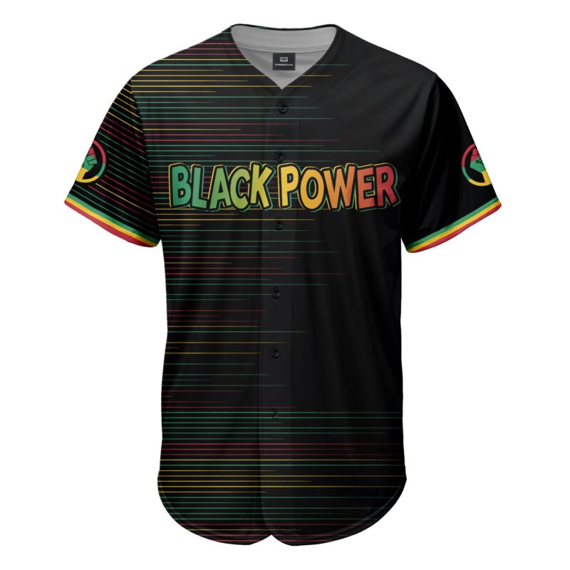 Black Power Won Baseball Jersey