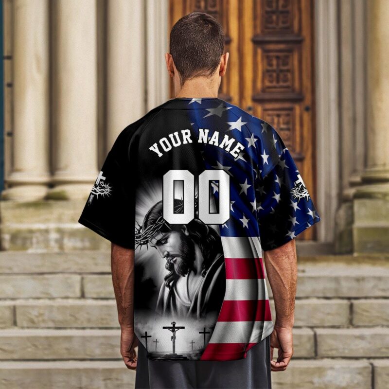 One Nation Under God Baseball Jersey