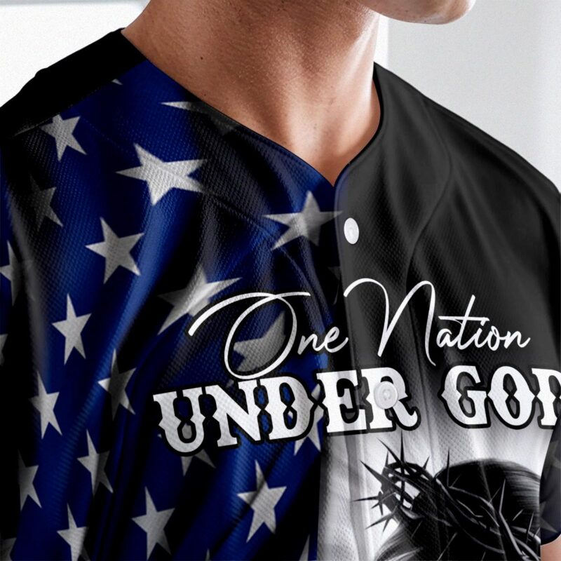 One Nation Under God Baseball Jersey
