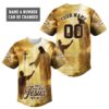 When Life Knocks Me Down Jesus Picks Me Up Baseball Jersey