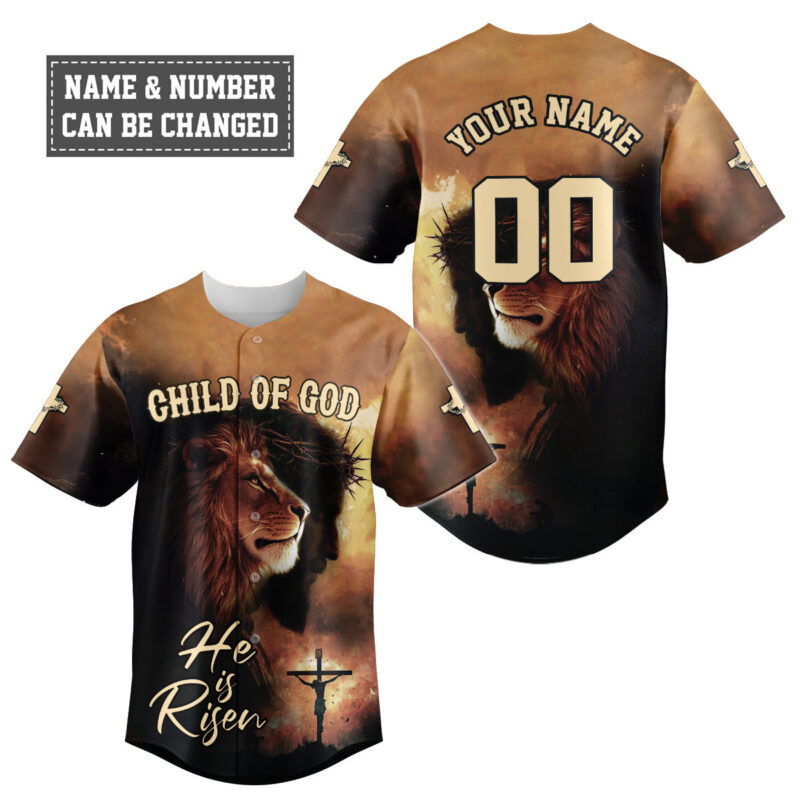 He Is Risen Baseball Jersey