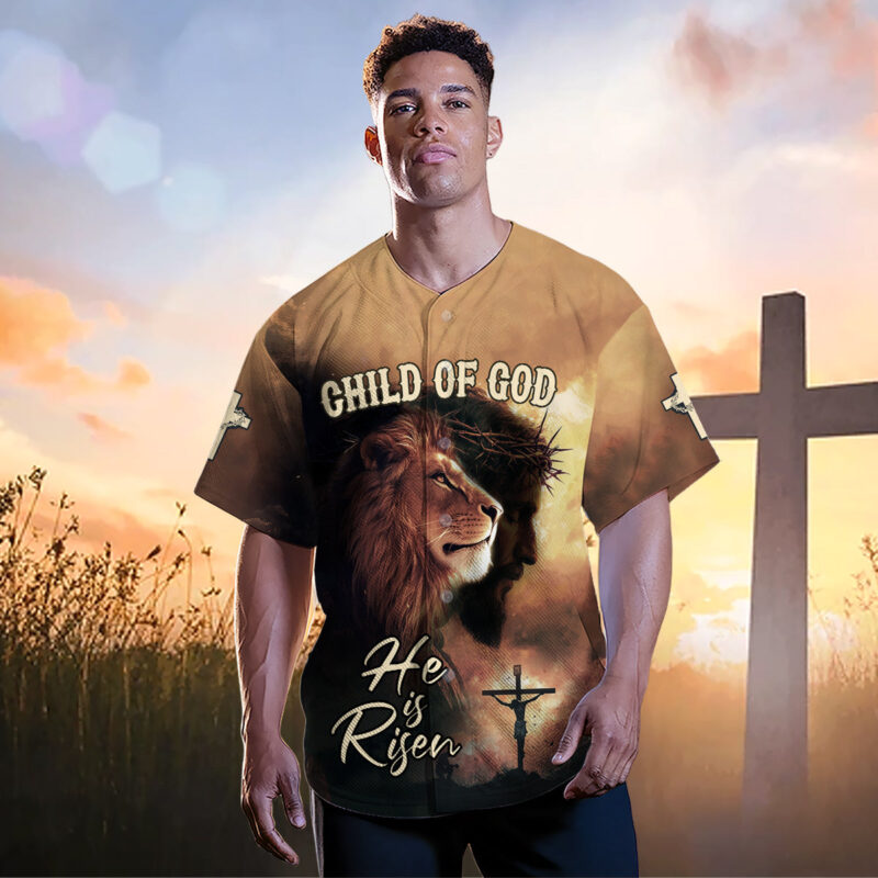 He Is Risen Baseball Jersey