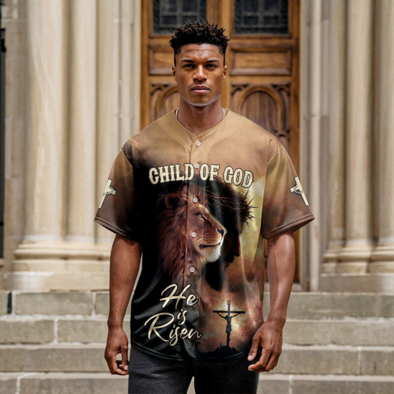 He Is Risen Baseball Jersey