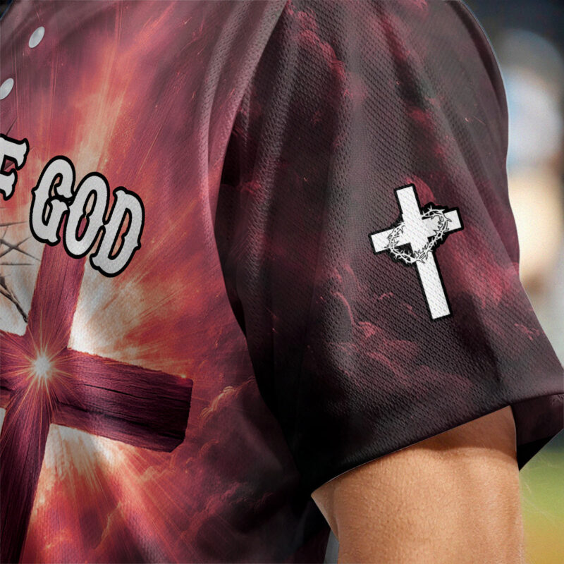 Child Of God Risen Warrior Baseball Jersey
