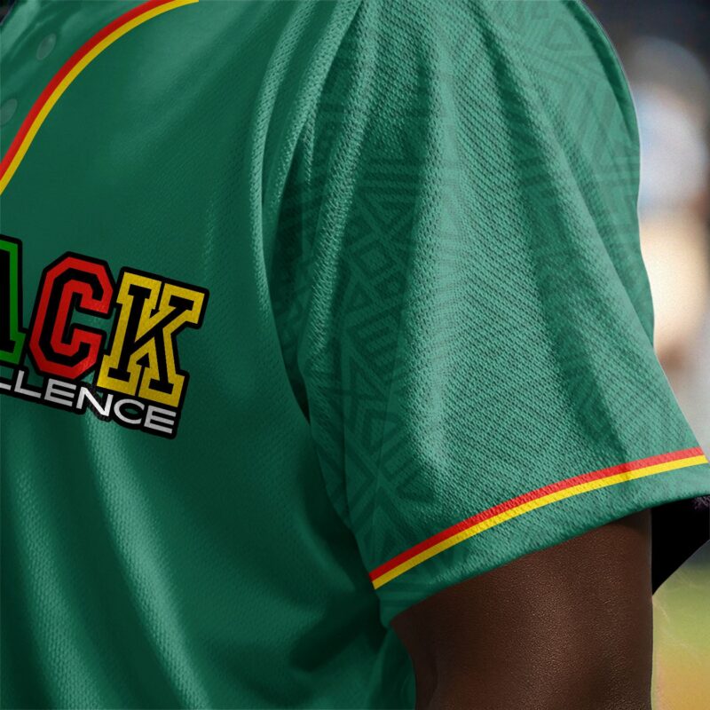 Black Excellence Baseball Jersey