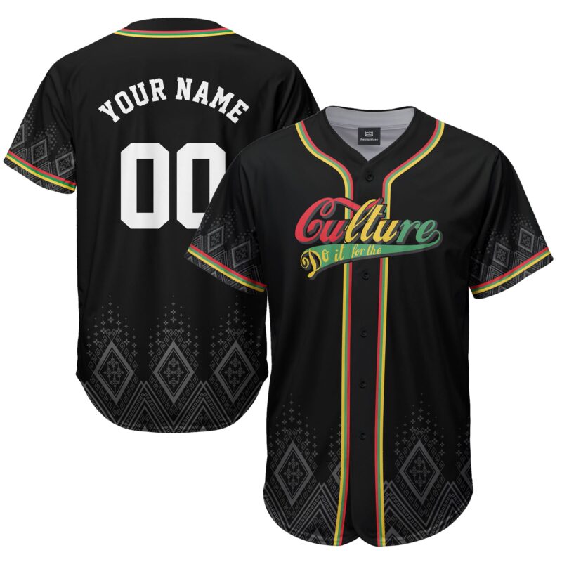 Do It For The Culture Baseball Jersey