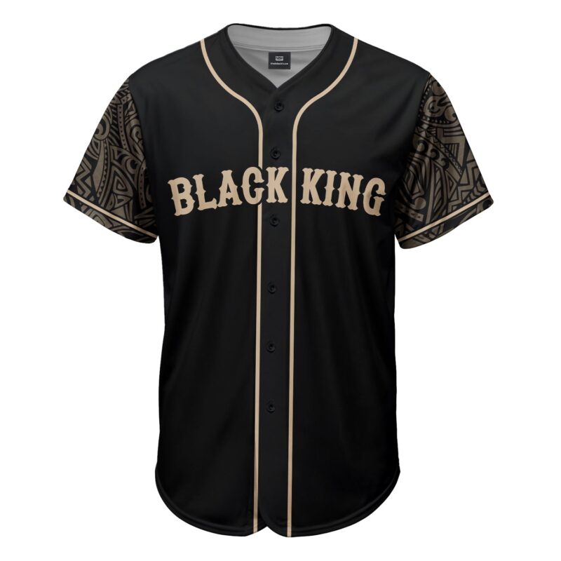Black King Baseball Jersey